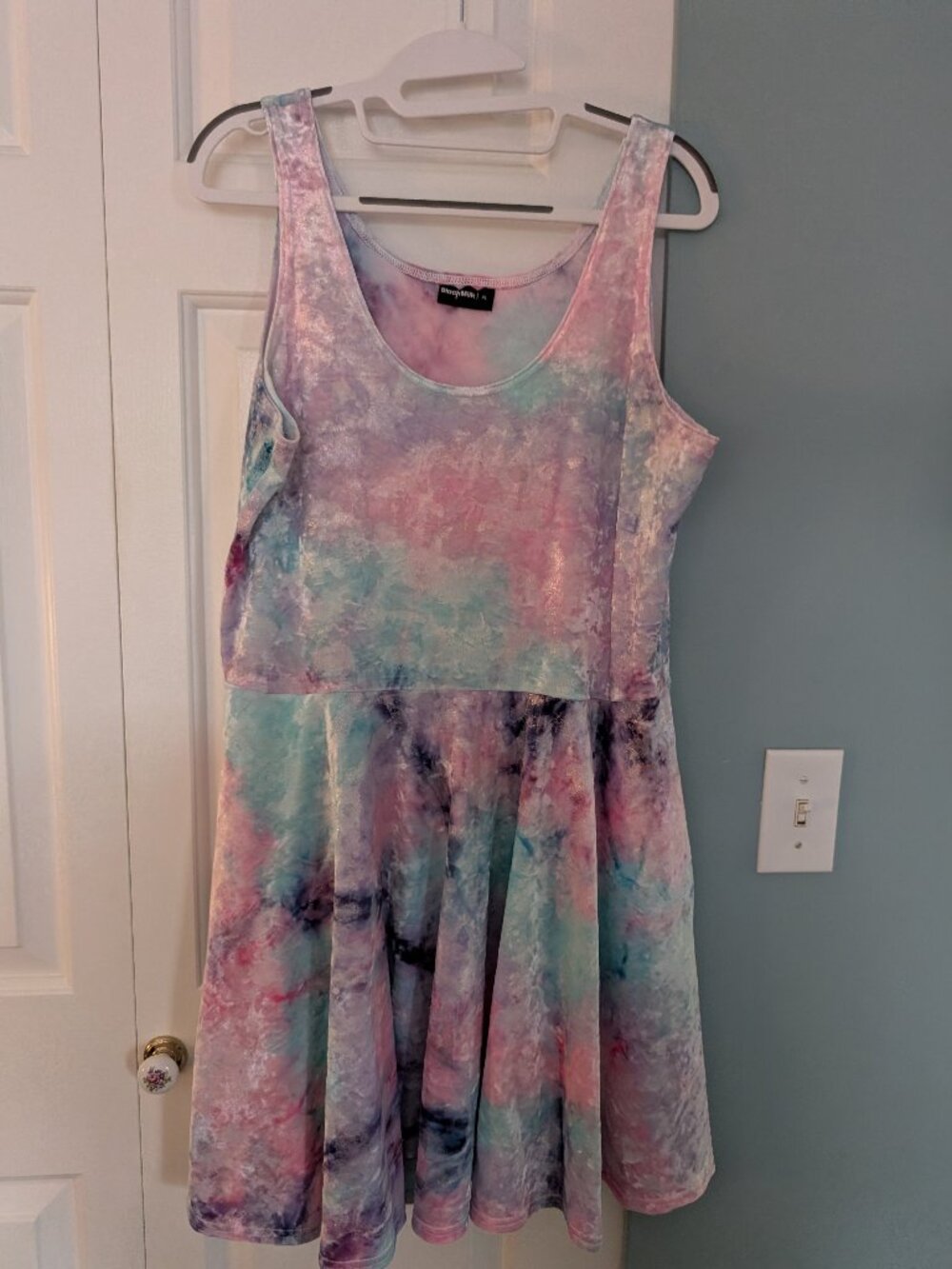Black Milk glittery velvet dress